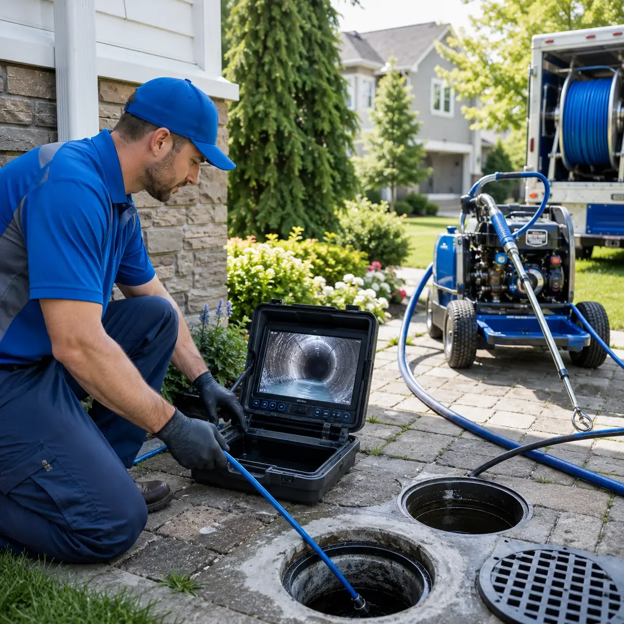 Outdoor drain cleaning professionals serving Pledger, TX
