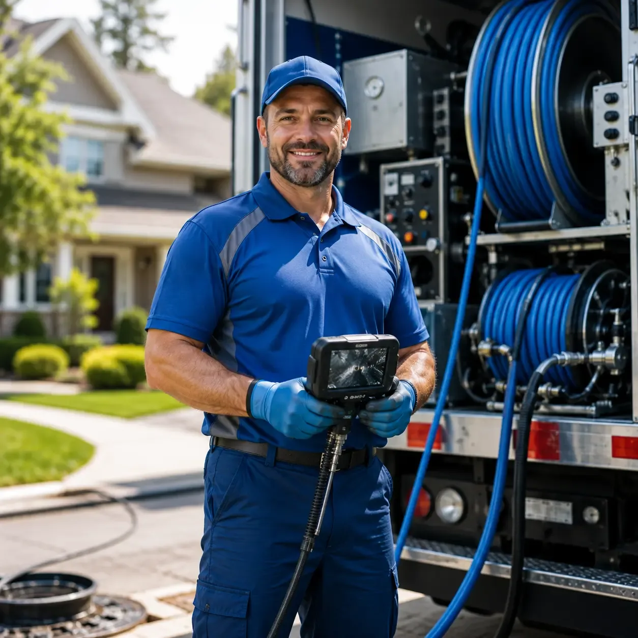 Local outdoor drain cleaning specialists in Pledger, TX